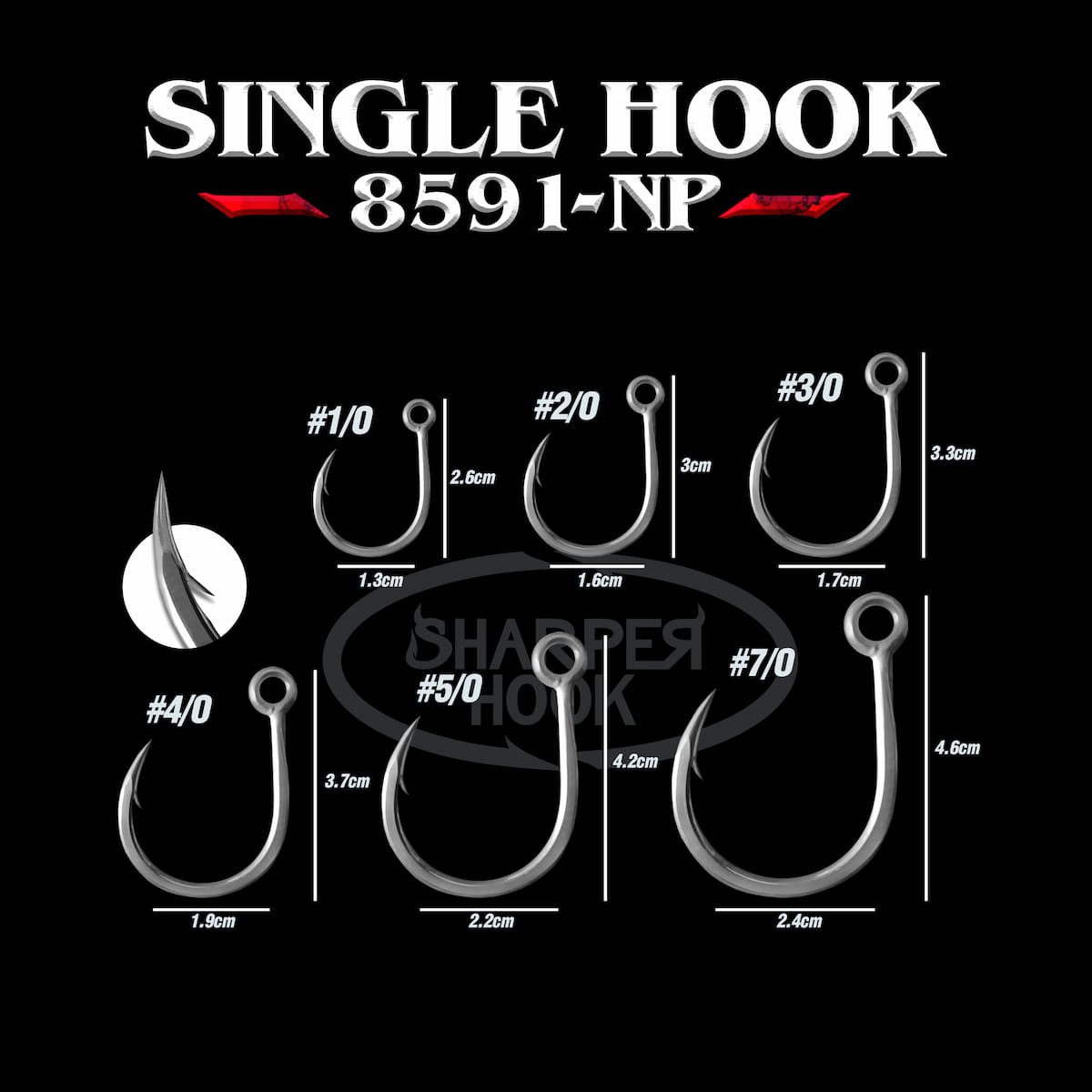 SINGLE HOOK 8591-NP